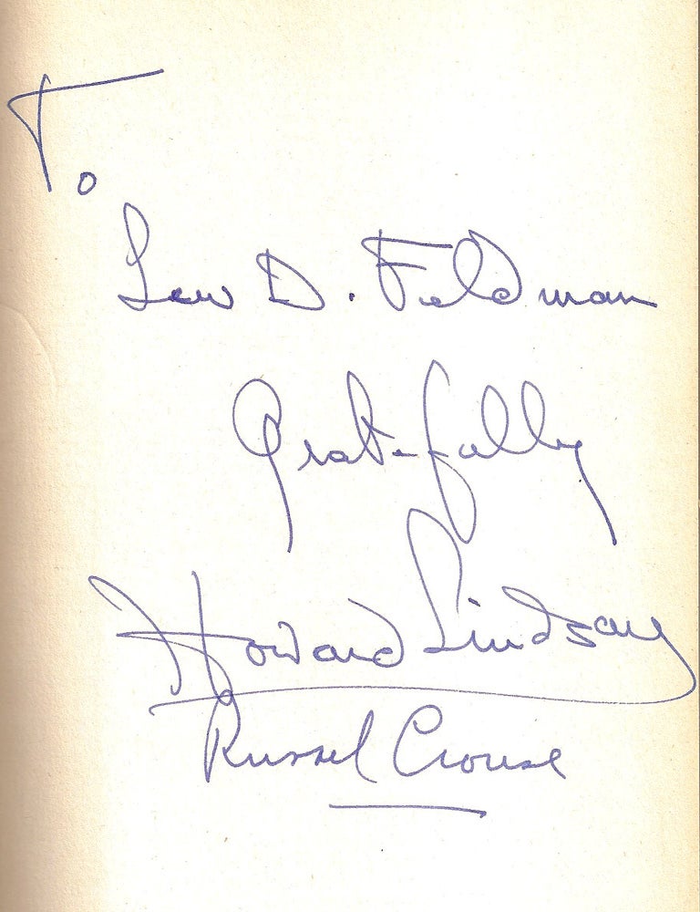 Item #022602 STATE OF THE UNION. Howard LINDSAY, Russel CROUSE.