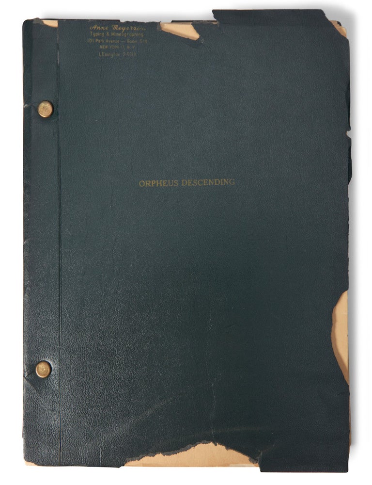 Item #022609 ORPHEUS DESCENDING. Tennessee WILLIAMS.