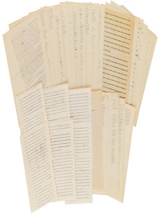 Item #022633 AUTOGRAPH MANUSCRIPT of His Important Article on John Huston Published in LIFE...